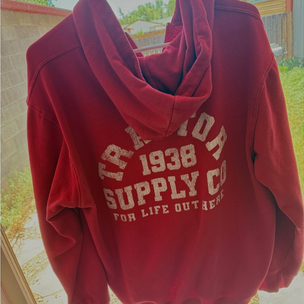 Tractor supply full zip graphic hoodie